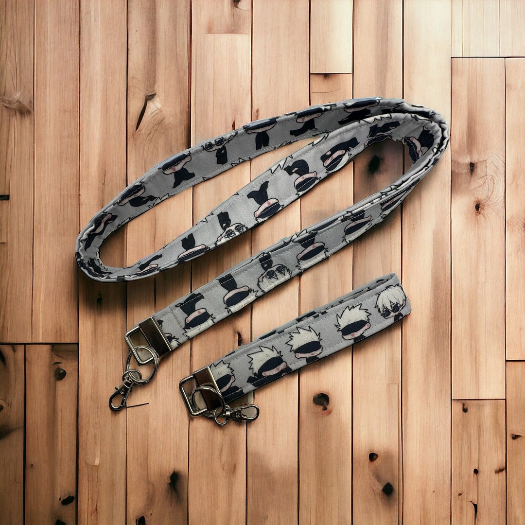 Anime Lanyard & Key Fob Jujutsu Kaisen ID Badge Lanyard Student Teacher