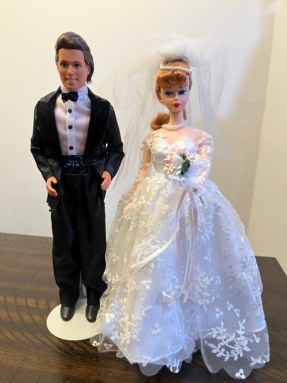 Wedding Day Barbie and Great Date Ken. Collectors Unboxed Etsy