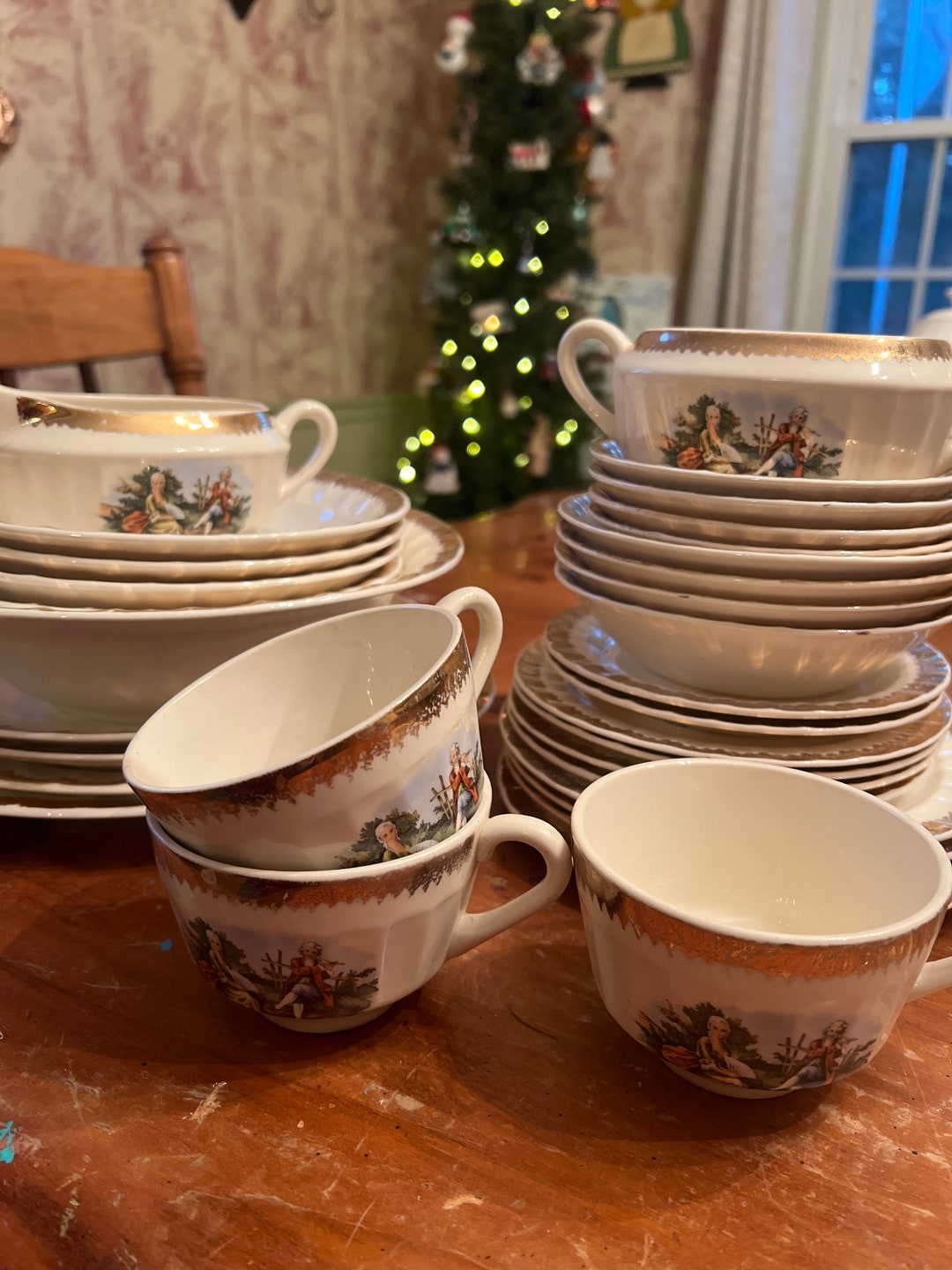 Vintage Dinner Set Etsy