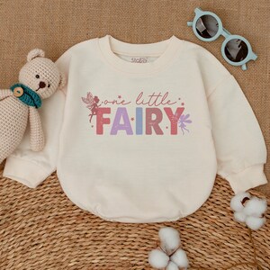 One Little Fairy Romper, Fairytale Birthday Bodysuit, Princess Baby Bodysuit, Baby Girl Romper, Newborn Bubble Romper, One Year Old Gift