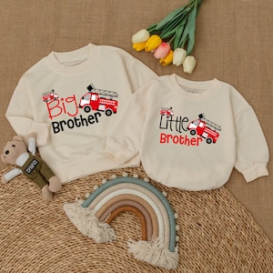 Little Brother Romper, Big Brother Bodysuit, Big Brother Sweatshirt, Matching Sibling Shirt, Matching Family Clothes, Pregnancy Announcement