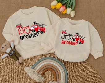 Little Brother Romper, Big Brother Bodysuit, Big Brother