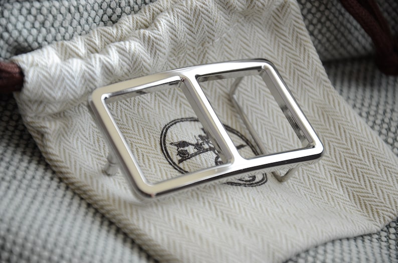 JEAN'S FRIEND New Vintage Enamel Eagle On Flag Belt Buckle Fibbia per cintura
