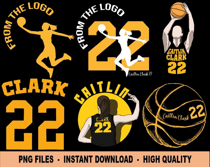 Caitlin Clark Png, American Clark 22 Basketball Png Files - Etsy UK