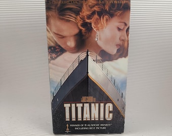 Vintage TITANIC VHS 2-Tape Box Set: Widescreen Hi-fi Edition