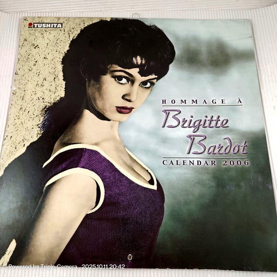 ブリジット・バルドー カレンダー 2006 - TUSHITA - 希少、自宅