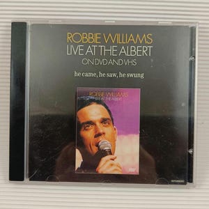 ROBBIE WILLIAMS ,live at the Albert,cd disc, very good condition from home collection