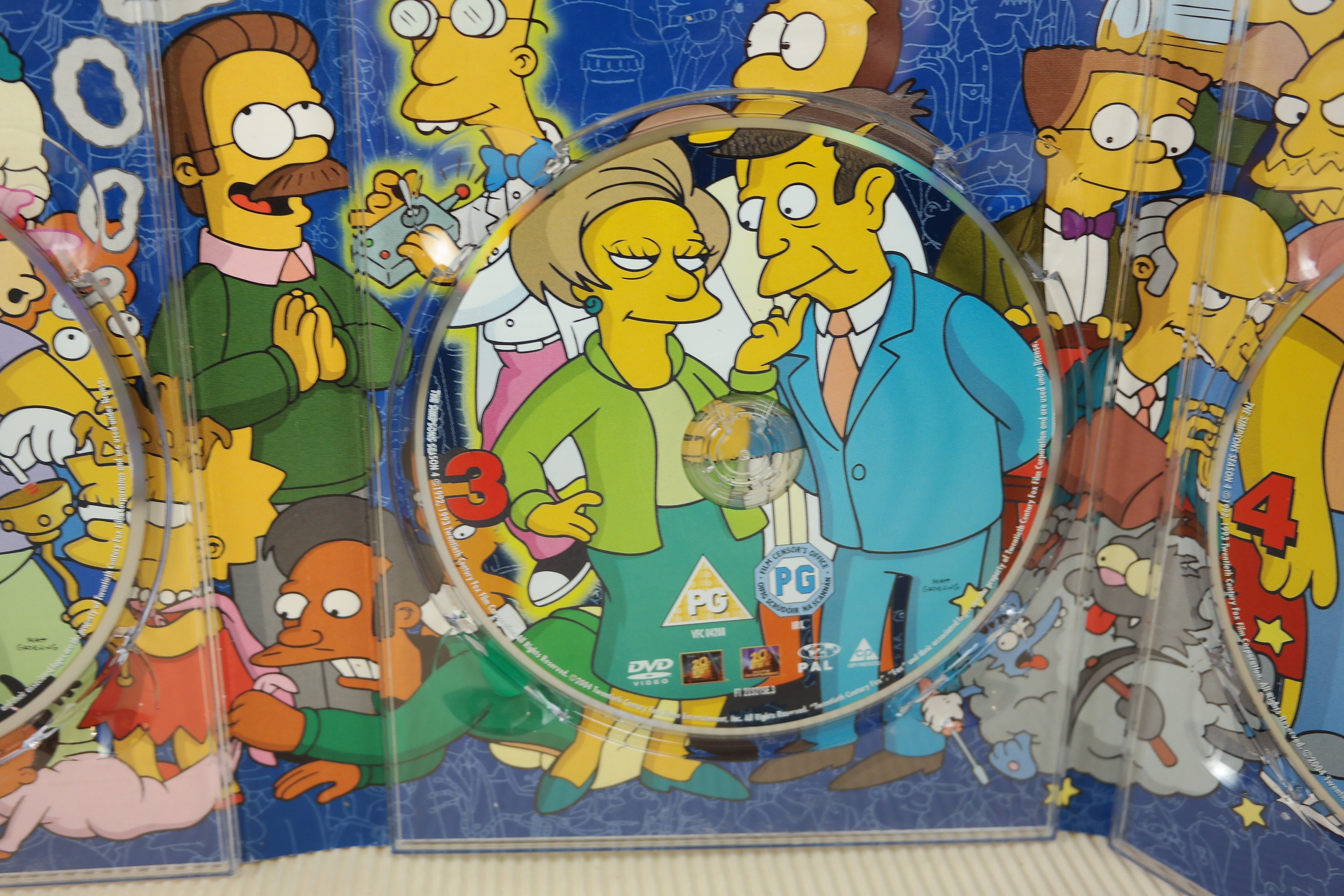 The Simpsons, Season 4 ,DVD,4 Disc Set, From Home Collection