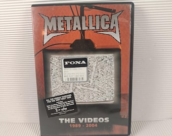 Metalica the video 1989-2004 dvd, very good condition from home collection