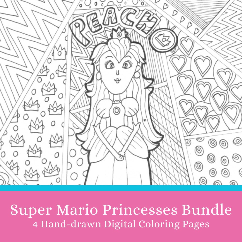 45 Supermario Coloring Pages. 45 Super Mario Printable Coloring Book for  Kids. DIGITAL DOWNLOAD. 