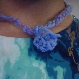 Crochet necklace