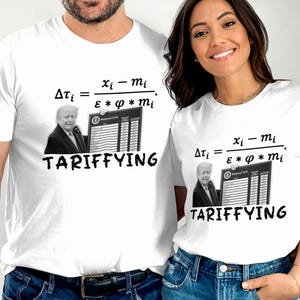Anti-Trump Tariff Parody T-Shirt: Political Resistance Tee