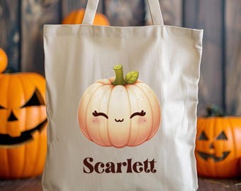 Personalized Trick or Treat Bag, Custom Halloween Bag, Halloween Tote, Kids Halloween Bag with Name, Custom Trick-or-Treat Bags 15