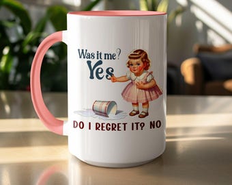 Funny Adult Humor Sarcastic Mug, Retro Trendy Design, Inappropriate Adult Humor, Perfect Gag Gift For Adults, Unique Funny Mugs