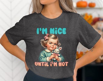 T-shirt drôle avec humour pour adulte : t-shirt rétro sarcastique