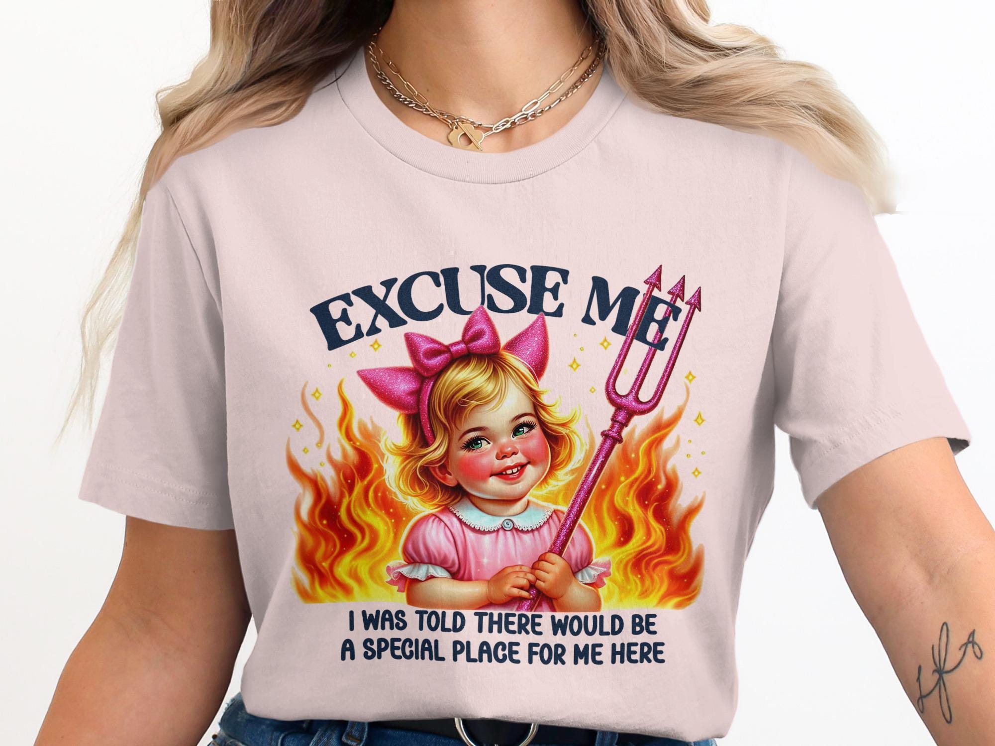 Sarcastic Devil Toddler T-shirt: Adult Humor Tee, Tote, Mug - Etsy