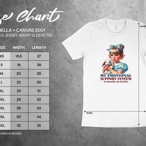 Funny Adult Humor Tee, My Emotional Support System T-Shirt, Sarcastic Retro Quote Shirt, Trendy Retro Graphic Tee, Out of Order Tee image 9