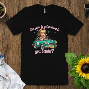 Vintage Car Graphic Tee, Funny Quote T-Shirt, Retro Style Black Shirt, Unisex Casual Wear