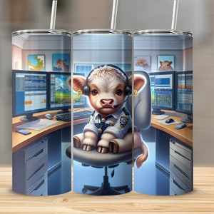 Dispatcher Tumbler, 911 Dispatcher Gift, Dispatcher Gift, Gift for Dispatcher, Adorable Cow Tumbler, Unique Dispatcher Mug