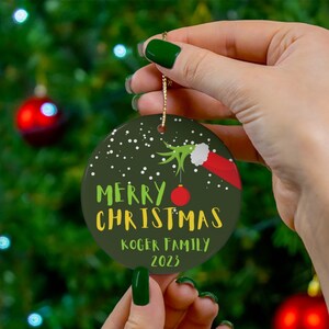 Ornement de Noël familial 2023 - Ornement de Noël d’héritage Ornement personnalisé