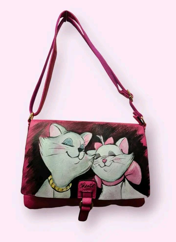 Sac à Main Mignon Oreille Chat Noir Femme Kawaii - Neuf Avec étiquettes, Bandoulière