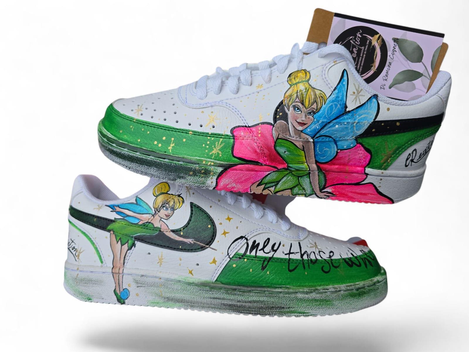 tinkerbell nike shoes