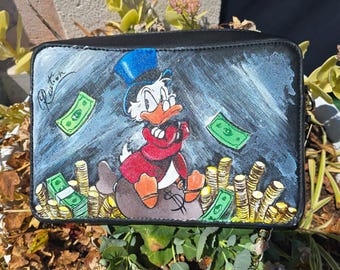 Bolso pintado a mano del tío Scrooge