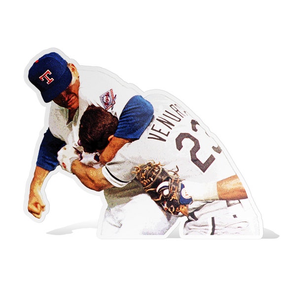 Nolan Ryan Fight Texas Rangers Baseball Glossy Sticker Vinyl Laminate, Self Adhesive-Free US Shipping