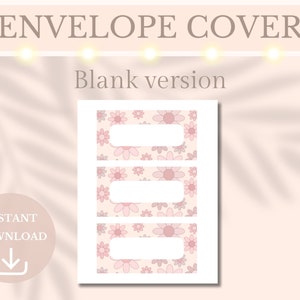 You will also get a blank version for you to fill in your own categories.