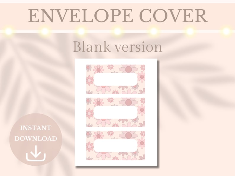 You will also get a blank version for you to fill in your own categories.