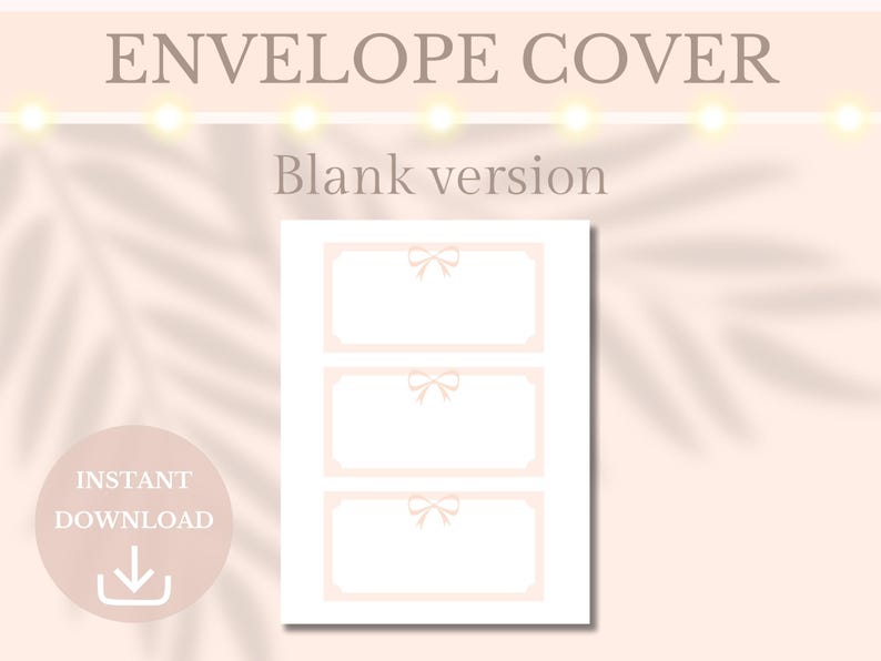 You will also get a blank version for you to fill in your own categories.