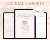 Digital Journal Prompts for Self-Discovery Reflection Journaling Shadow Work Prompts Goal Setting Manifestation Planner Digital Download