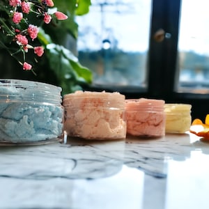 Sugar Body Scrub Vegan | Exfoliating Scrub | Whipped Body Scrub | Body Polish | Cruelty Free | Paraben free | Handmade Sugar Scrub | Gift