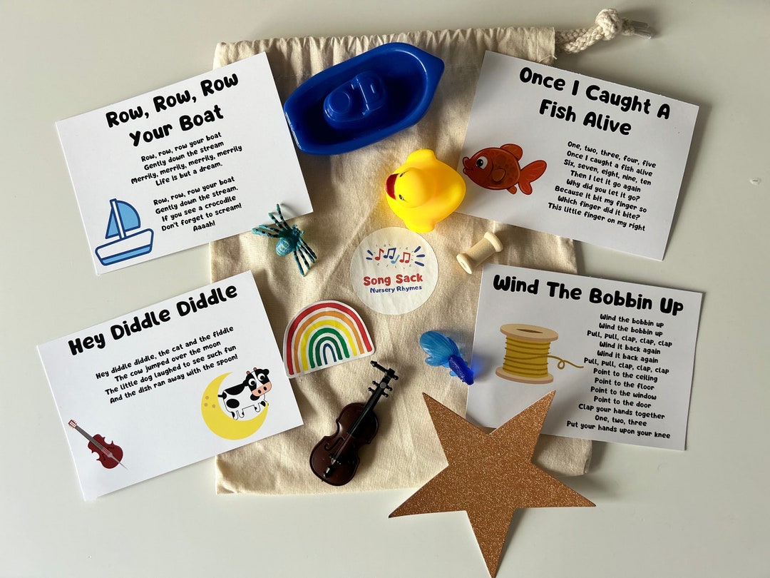 Song Sack Nursery Rhymes Etsy UK