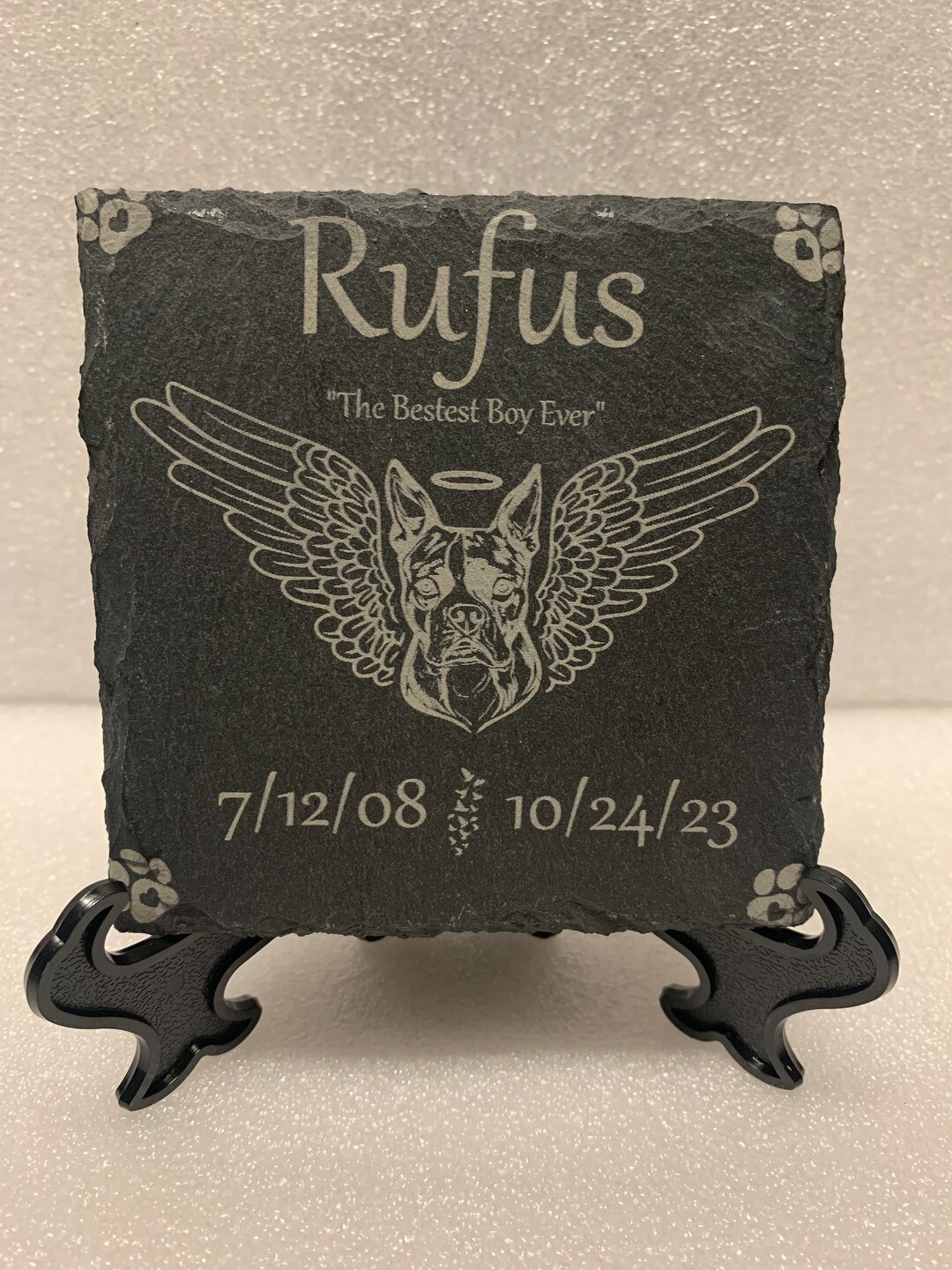Laser Engraved Memorial Plaque Etsy