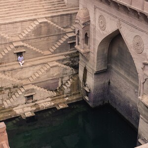 Stepwell Jodhpur India - Ancient Rajasthan Architecture Fine Art Travel Photography Print (Digital Download)