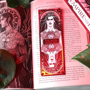 The Devil Bookmark - Official Empire of the Dawn Collab | Jay Kristoff | Empire of the Vampire | Empire of the Damned | Bookish Gift