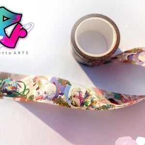 Cinta washi ilustrada de vacaciones de invierno COOL de 2,5 cm x 5 m