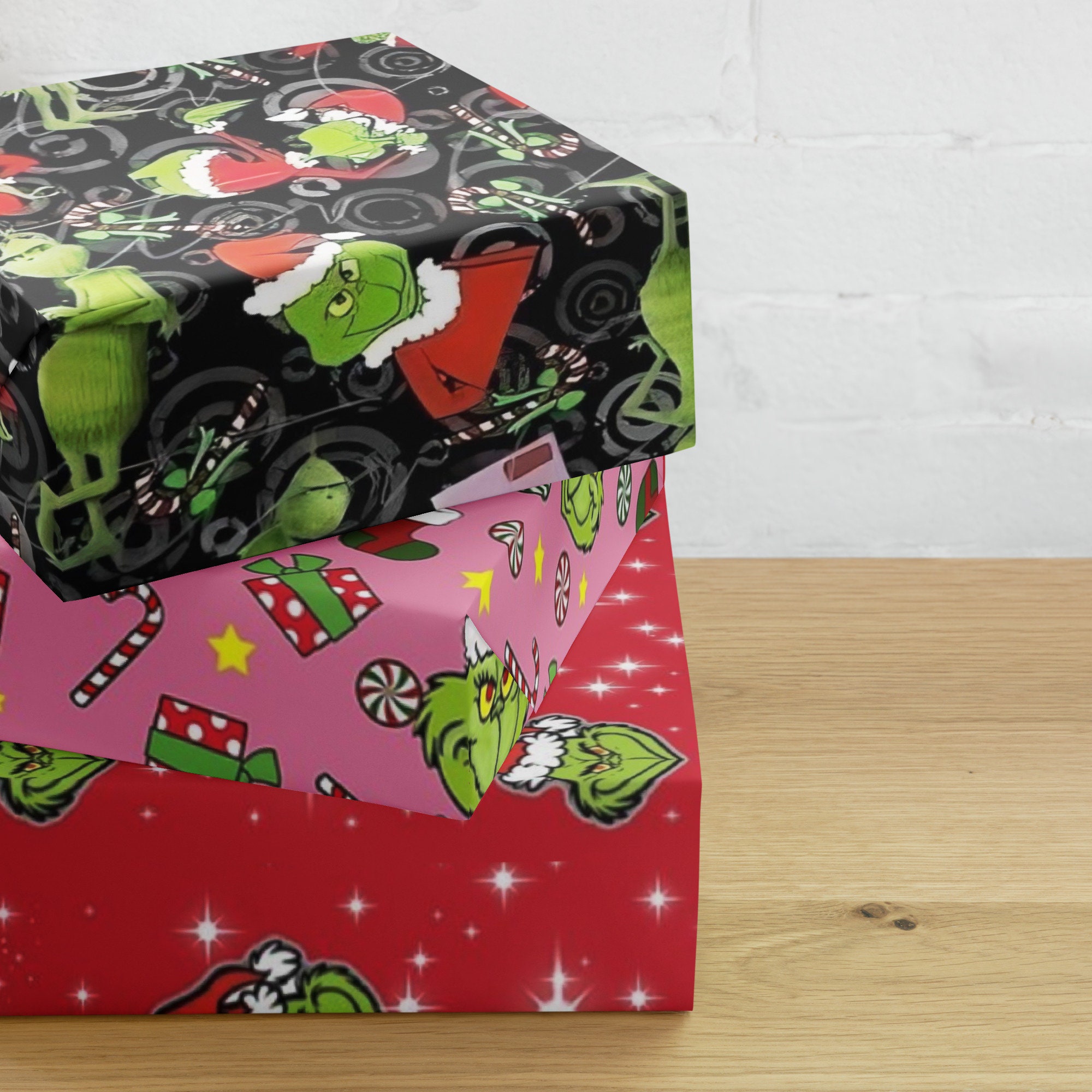 Grinch Christmas Wrapping Paper 