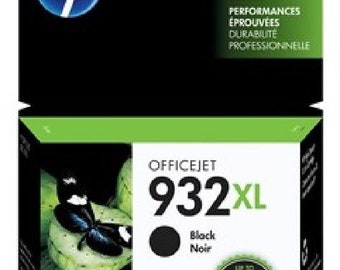 HP 932XL Black OEM Ink Cartridge - Retail Box