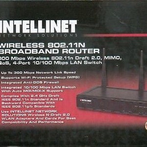 Intellinet Wireless 802.11n Broadband Router 300 Mbps Wireless