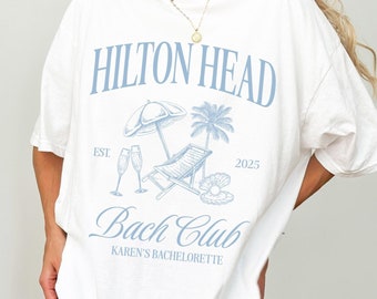 Hilton Head Bachelorette Party Shirt, Custom Beach Bachelorette Shirt, Beach Girls Club, Personalized Girls Shirt, Girls Gateway Shirt