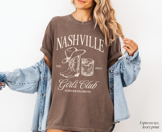 Nashville Bachelorette Shirts, Personalized Bachelorette Shirts, Nashville Bach Party, Personalized Girls Trip Shirt, Bridal Party Gifts