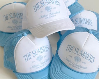 Bulk Bachelorette Party Hats, Bulk Birthday Hats, Custom Logo Trucker Hat