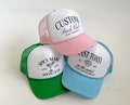 Bachelorette Party Hats, Custom Trucker Hat, Team Bride Hat, Group Tracker Hats, Bachelor Hats, Bride Squad Hat, Bride Squad Cap, Bridal Cap