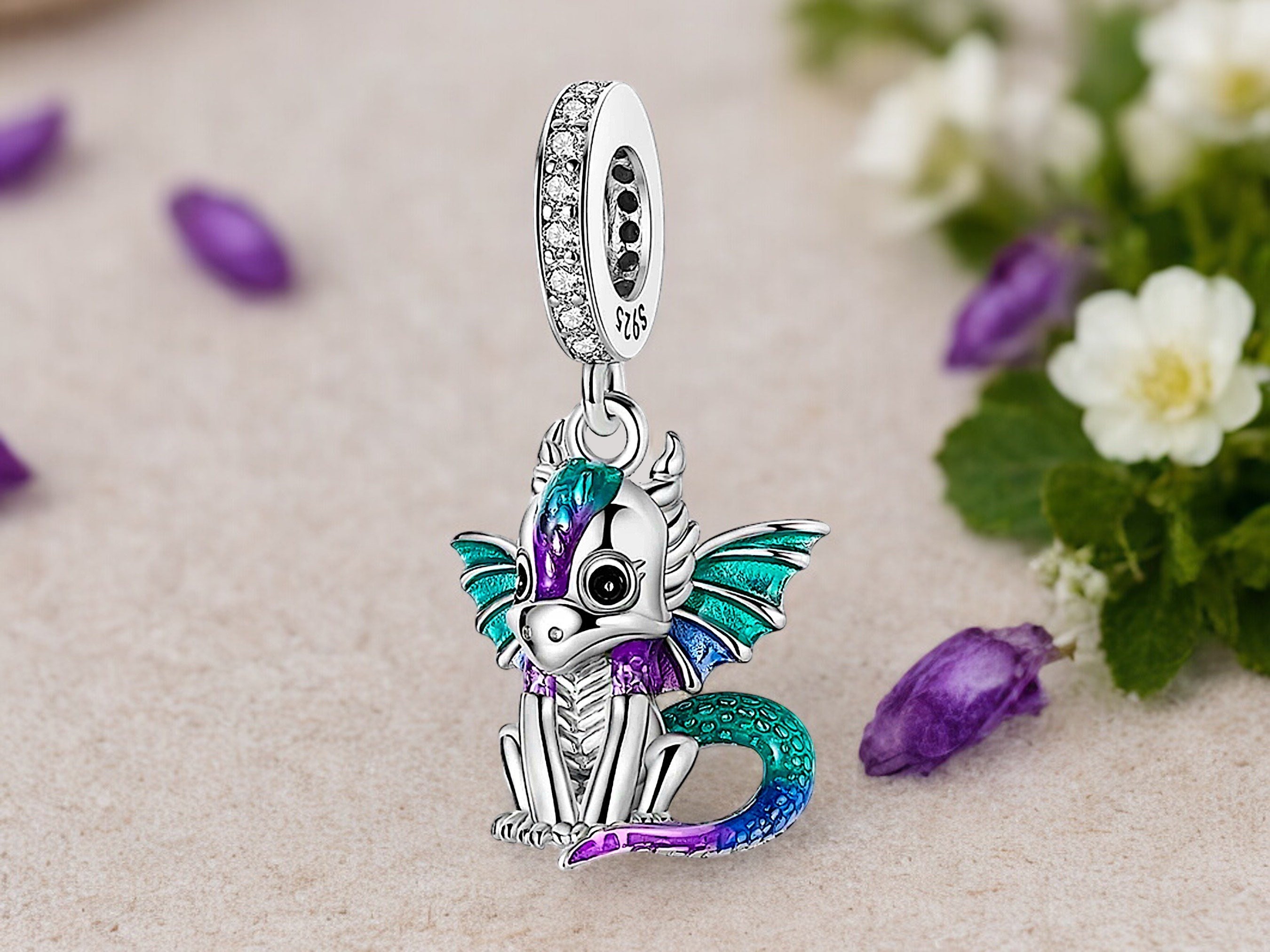 Pandora dragon charm - Etsy 日本