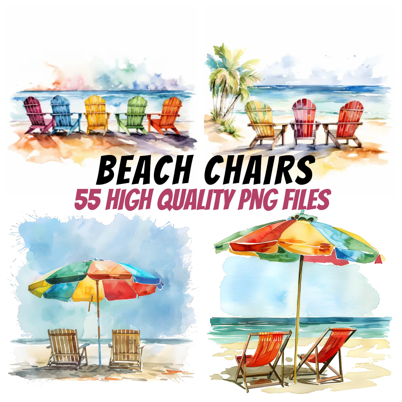 Beach Chairs Clip Artnull