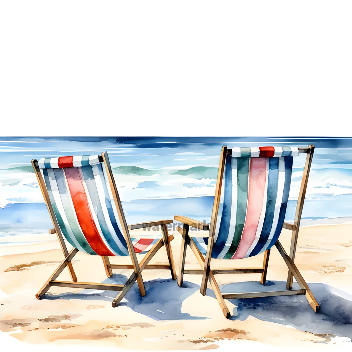 Beach Chairs Clip Artnull