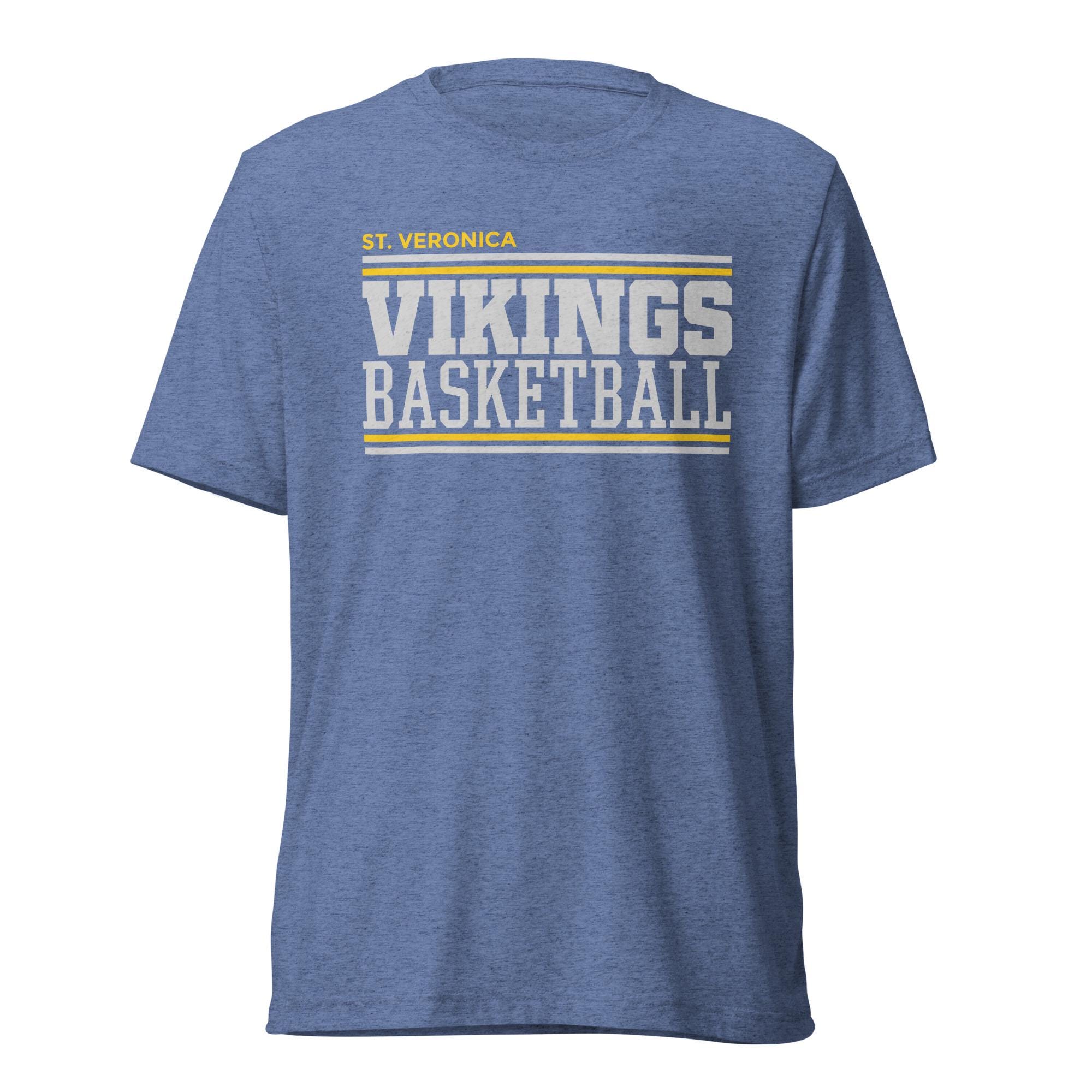 Veronica Vikings Basketball Adult (unisex) Tri-blend T-shirt