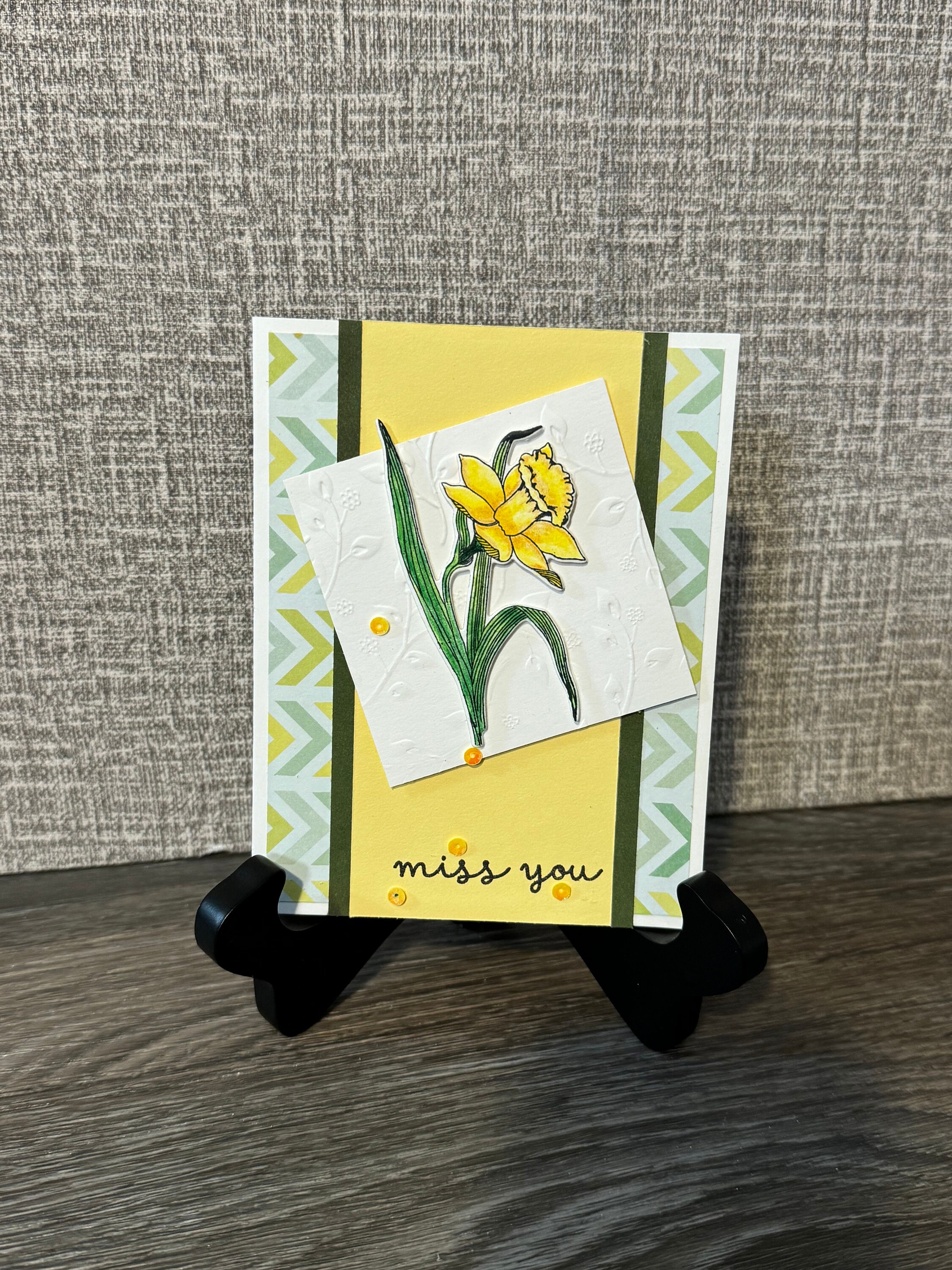 Thank You Cards, Thanks Floral Thank You Card, Daffodil 4 Pack - Etsy